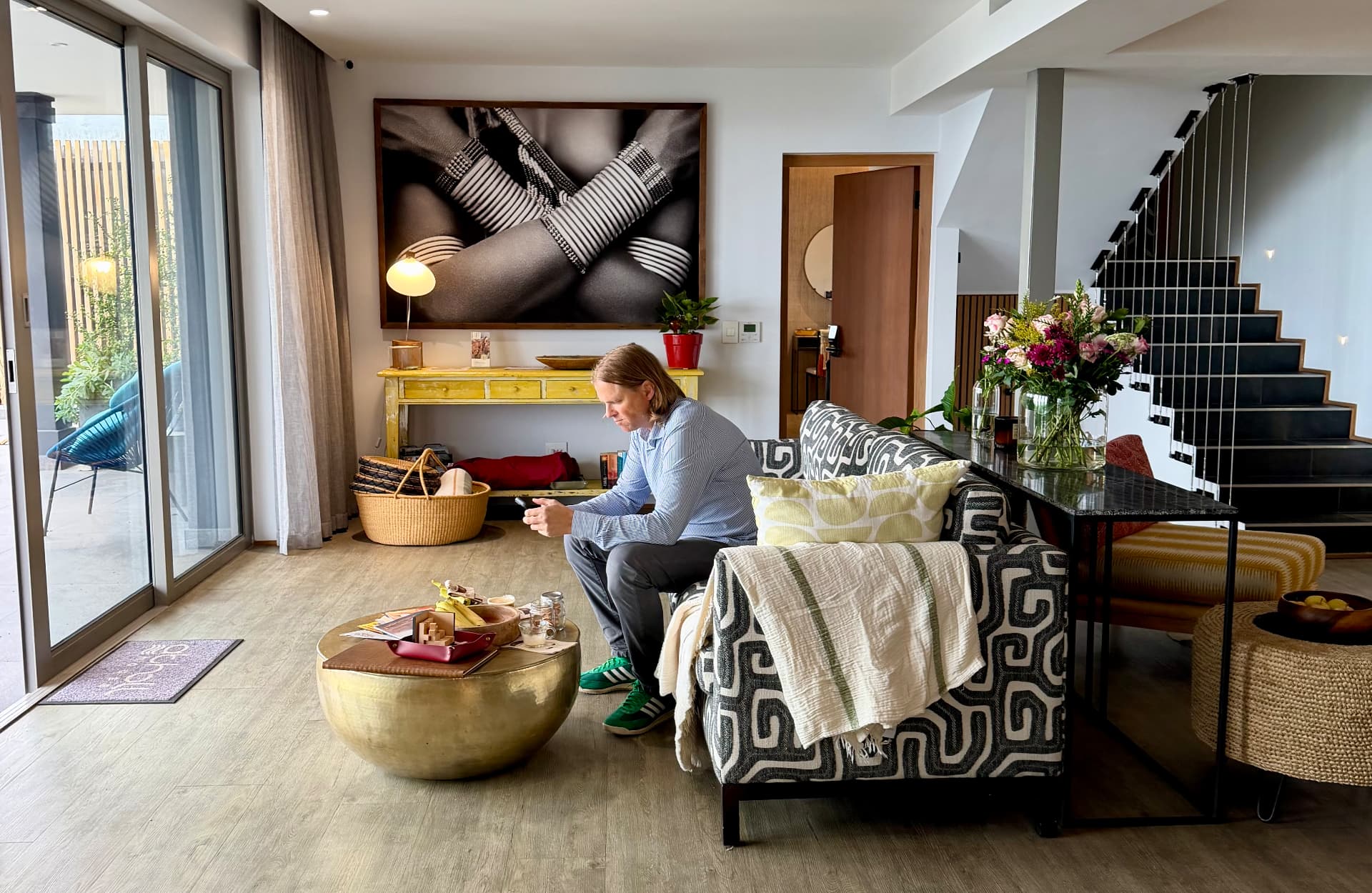 Living space of a boutique guest house